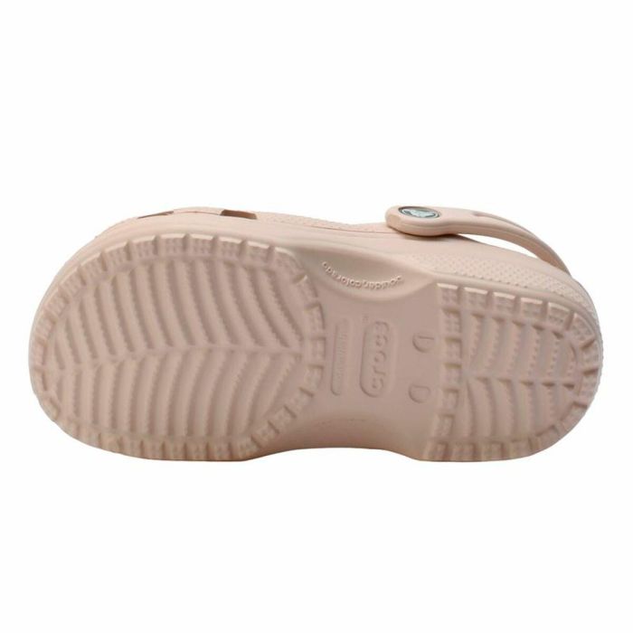 Zuecos Crocs Beige 2