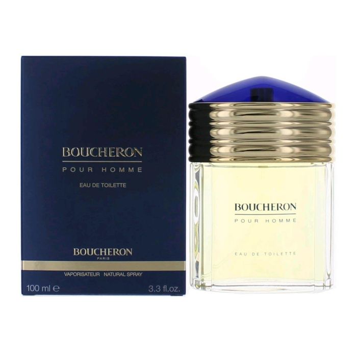 Boucheron Homme Eau de Toilette Vaporizador 100 ml - Fragancia Intensa, Fresca, Cítrica Aromática Amaderada para Hombre