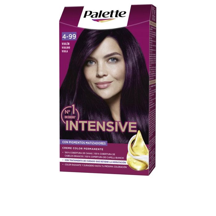 Palette Schwarzkopf INTENSIVE #4.99-violín Tinte Permanente Color Duradero Brillo Deslumbrante Mujer 1 u Palette Schwarzkopf INTENSIVE #4.99-violín Tinte Permanente Color Duradero Brillo Deslumbrante Mujer 1 u