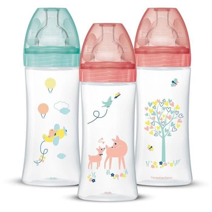 DODIE Sensation Kit Biberones 330ml x3 EB4 DODIE Sensation Kit Biberones 330ml x3 EB4