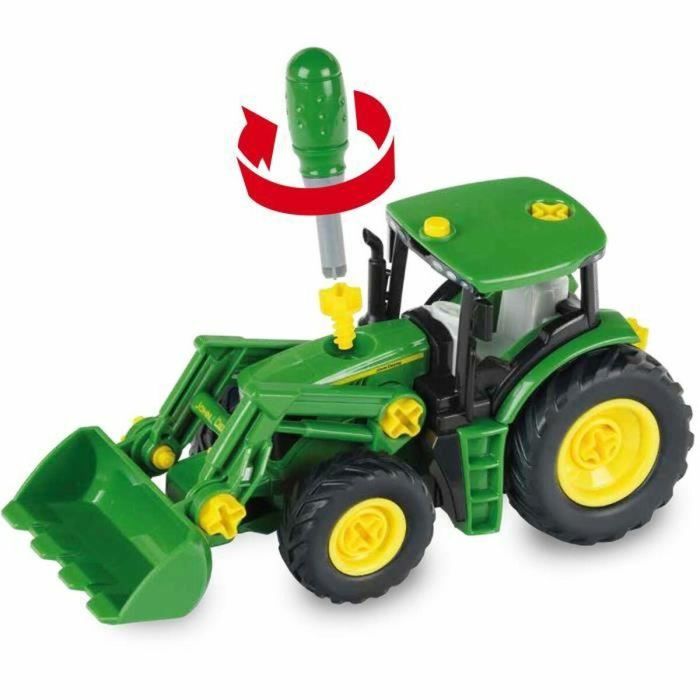 John Deere 3977 Tractor Montable KLEIN con Cargador Frontal, Contrapeso y Destornillador - Escala 1/24 - Edad 3+ 4 John Deere 3977 Tractor Montable KLEIN con Cargador Frontal, Contrapeso y Destornillador - Escala 1/24 - Edad 3+ 4