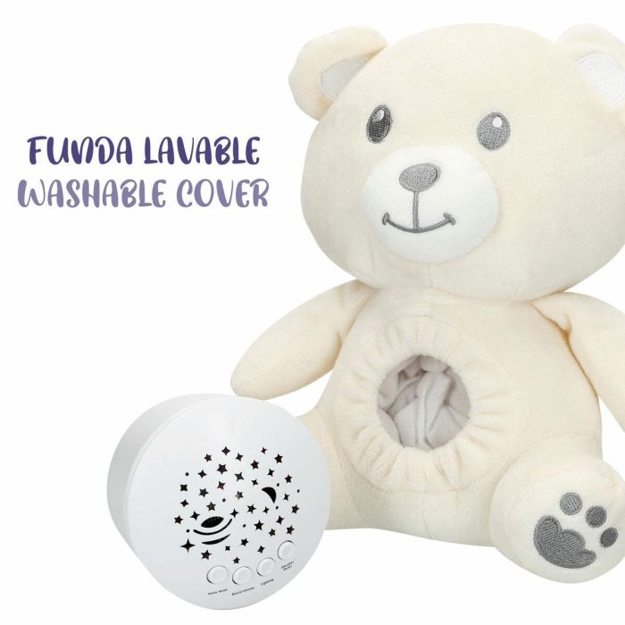 Peluche Proyector LED Colorbaby Felpa Plástico 20 x 25 x 12 cm (4 Unidades) 4 Peluche Proyector LED Colorbaby Felpa Plástico 20 x 25 x 12 cm (4 Unidades) 4