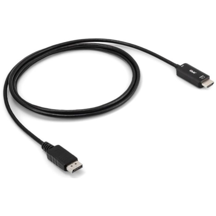 Club3D CAC-1083 Cable DisplayPort 1.4 a HDMI HDR 4K 60Hz Activo 2m - Adaptador de Vídeo de Alta Resolución 1 Club3D CAC-1083 Cable DisplayPort 1.4 a HDMI HDR 4K 60Hz Activo 2m - Adaptador de Vídeo de Alta Resolución 1