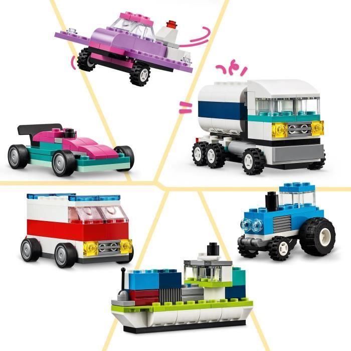 LEGO 11036 Classic Vehículos Creativos, Maquetas de Coche, Vehículo de Policía, Camión y Otros 3 LEGO 11036 Classic Vehículos Creativos, Maquetas de Coche, Vehículo de Policía, Camión y Otros 3