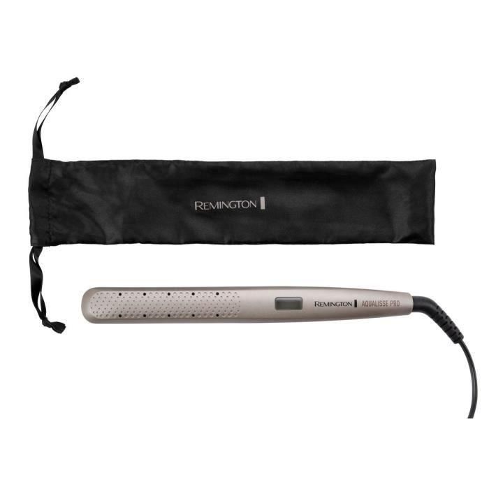 Plancha de pelo REMINGTON S7972 Aqualisse PRO hasta 230° 10 temperaturas apagado automático bolsa de almacenamiento Plancha de pelo REMINGTON S7972 Aqualisse PRO hasta 230° 10 temperaturas apagado automático bolsa de almacenamiento