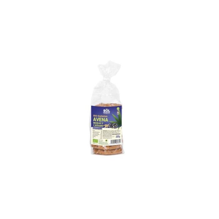 Galletas De Avena Moras Y Cañamo 200 G Bio Galletas De Avena Moras Y Cañamo 200 G Bio