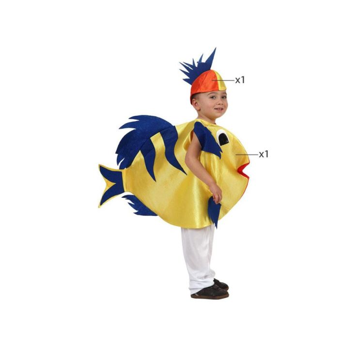 Disfraz Pez Niño Unisex Infantil 3-4 Años
