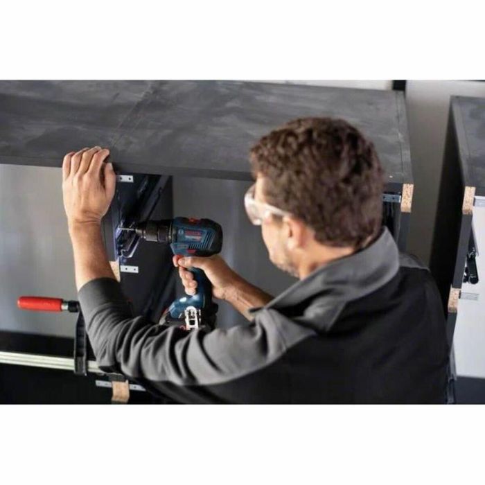 Bosch Professional GSR 18V-55 Taladro Atornillador a Batería Sin Escobillas 18V 2x4Ah Li-ion Mandril Metálico L-BOXX 1