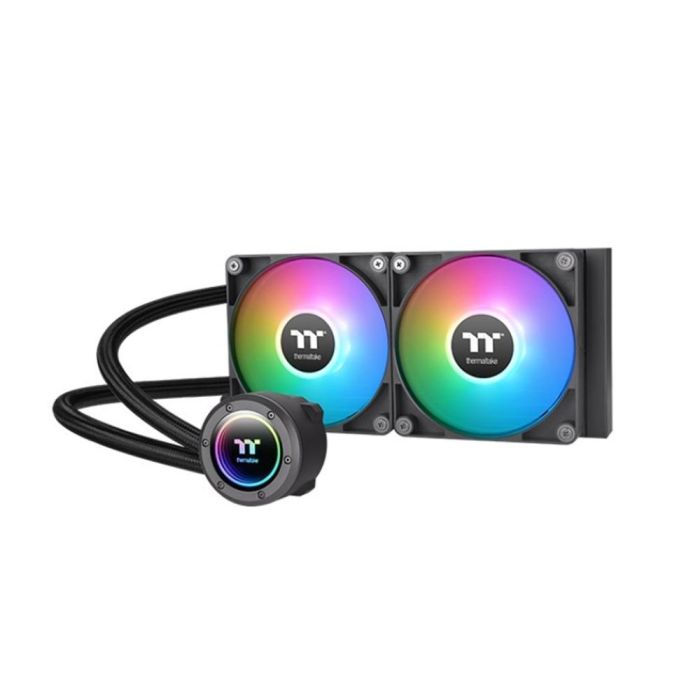 Thermaltake TT TH240 ARGB Sistema de Refrigeración Líquida Todo en Uno 12 cm Negro 0 Thermaltake TT TH240 ARGB Sistema de Refrigeración Líquida Todo en Uno 12 cm Negro 0