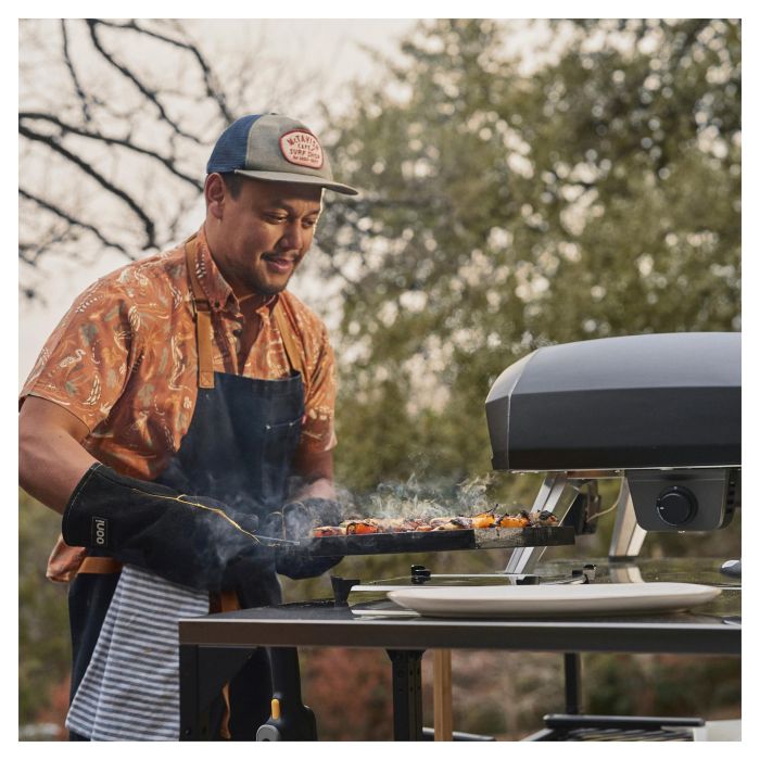 Ooni Karu 2 Pro UU-P2EE00 - Horno de Pizza para Exterior, 46 cm, Negro/Plata, Calienta a 500 °C