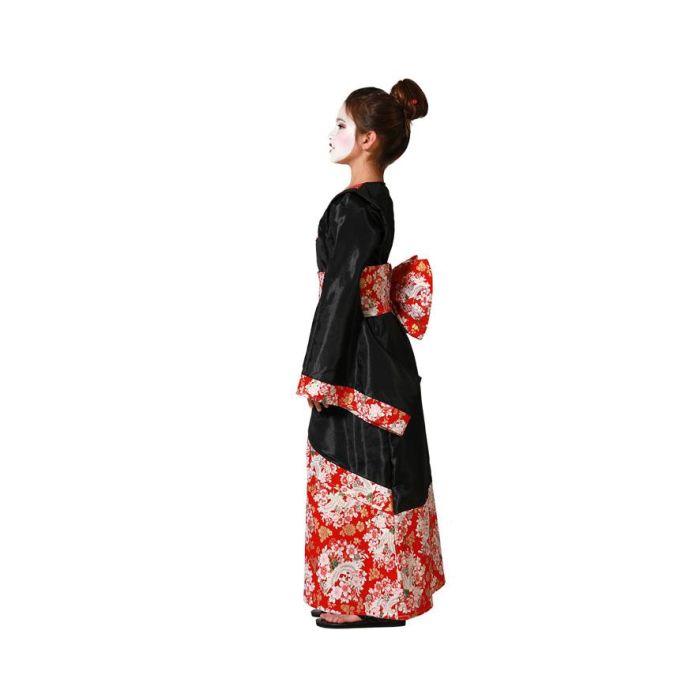 Disfraz Geisha Kimono Negro Niña Infantil 7-9 Años 1 Disfraz Geisha Kimono Negro Niña Infantil 7-9 Años 1