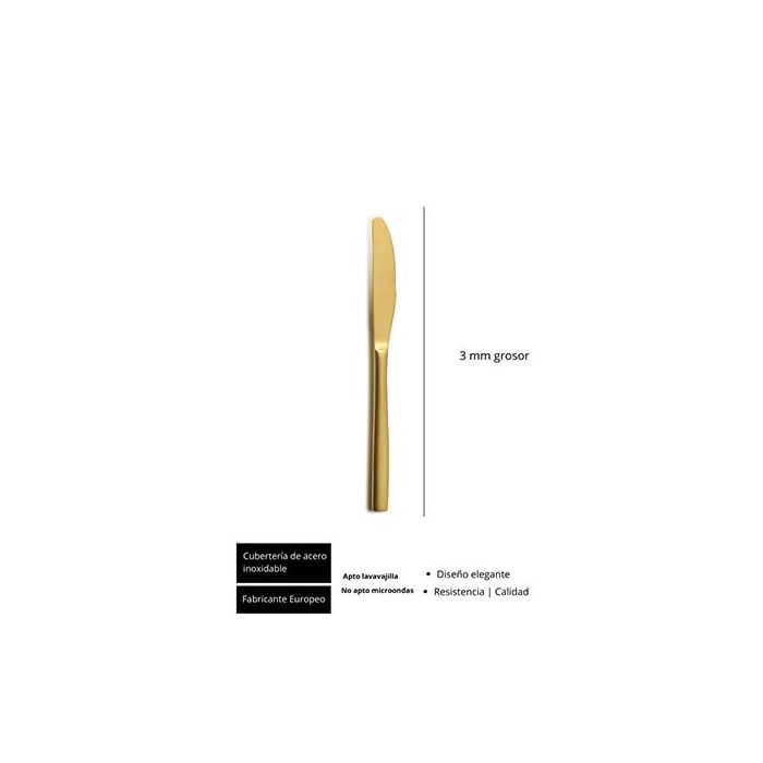 Sinxelo Satin Negr Cuchillo Postre 200Mm (12 Unidades) 1 Sinxelo Satin Negr Cuchillo Postre 200Mm (12 Unidades) 1