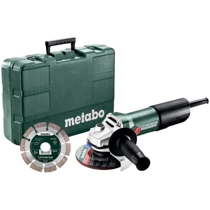 Amoladora angular con cable METABO W 850-125 - Disco de diamante incluido 1 Amoladora angular con cable METABO W 850-125 - Disco de diamante incluido 1