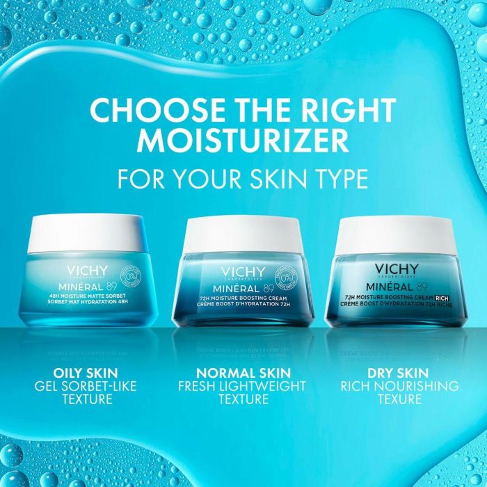 Vichy Minéral 89 grel Sorbete Mate Hidratante 48H Con Ácido Hialurónico 50 mL 1 Vichy Minéral 89 grel Sorbete Mate Hidratante 48H Con Ácido Hialurónico 50 mL 1