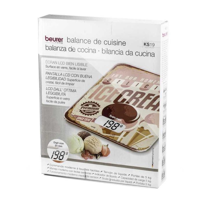 Balanza De Cocina BEURER KS-19 ICE CREAM 1