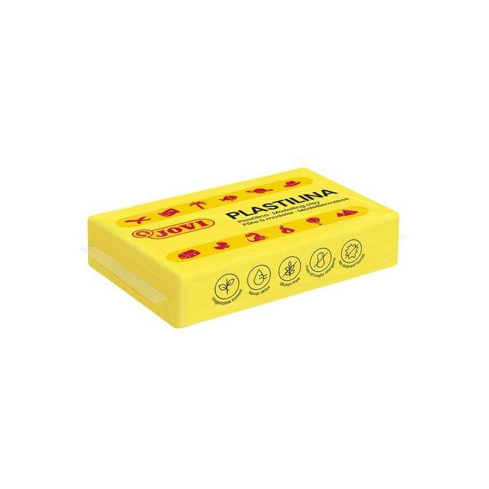 Jovi Plastilina School Pastilla 50 gr Amarillo Caja 30 Ud
