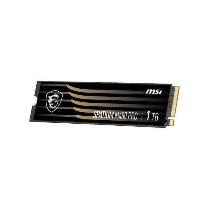 MSI SPATIUM M480 PRO PCIe 4.0 NVMe M.2 1TB SSD S78-440L1G0-P83 - 7400 MB/s Lectura, 6000 MB/s Escritura, para PC/Portátil 5