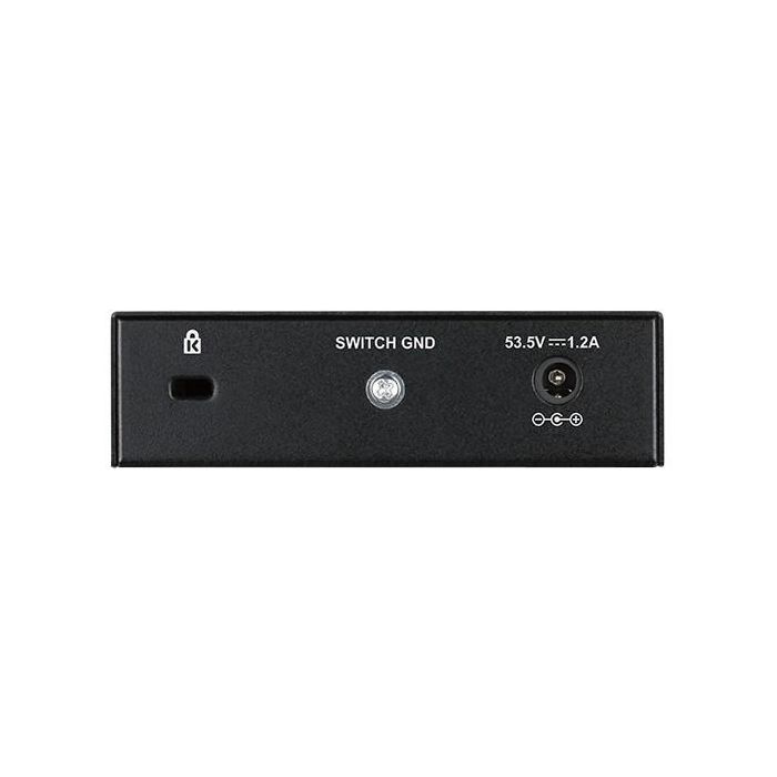 D-Link DGS-1005P Switch Gigabit de Escritorio 5 Puertos (4 PoE+ 60W), Compacto, Silencioso, Plug & Play para Hogar y Pyme 2