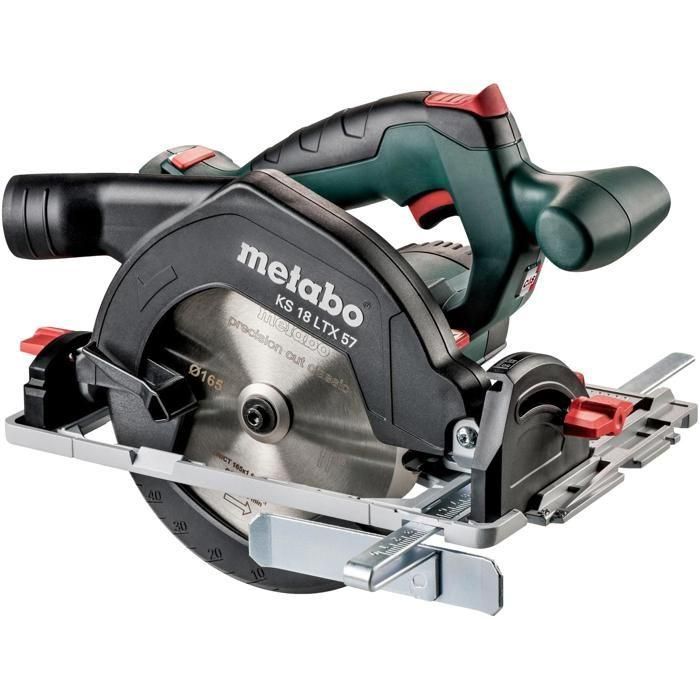 Metabo KS 18 LTX 57 Sierra Circular Portátil a Batería 18V con MetaBOX 340 Metabo KS 18 LTX 57 Sierra Circular Portátil a Batería 18V con MetaBOX 340