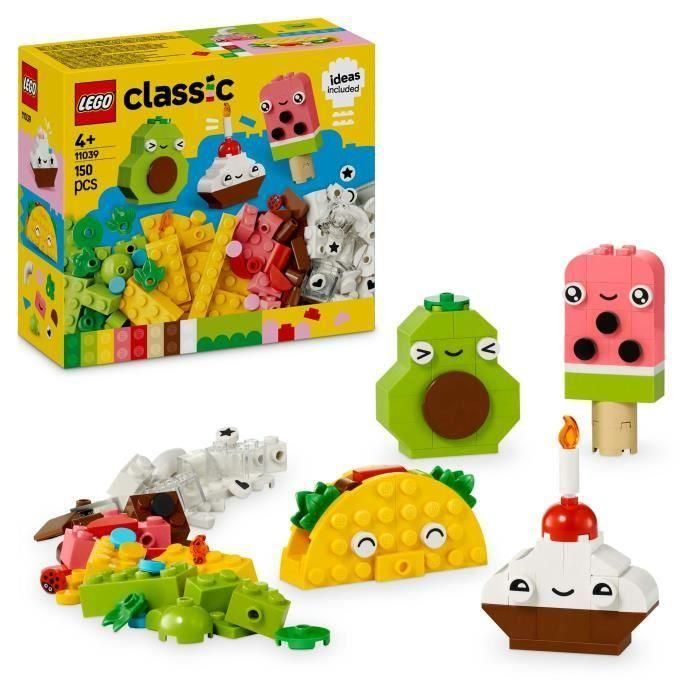 LEGO 11039 Classic Amigos Nutritivos Creativos Set de Construcción de Ladrillos para Niños +4 Años: Crea Alimentos LEGO 11039 Classic Amigos Nutritivos Creativos Set de Construcción de Ladrillos para Niños +4 Años: Crea Alimentos