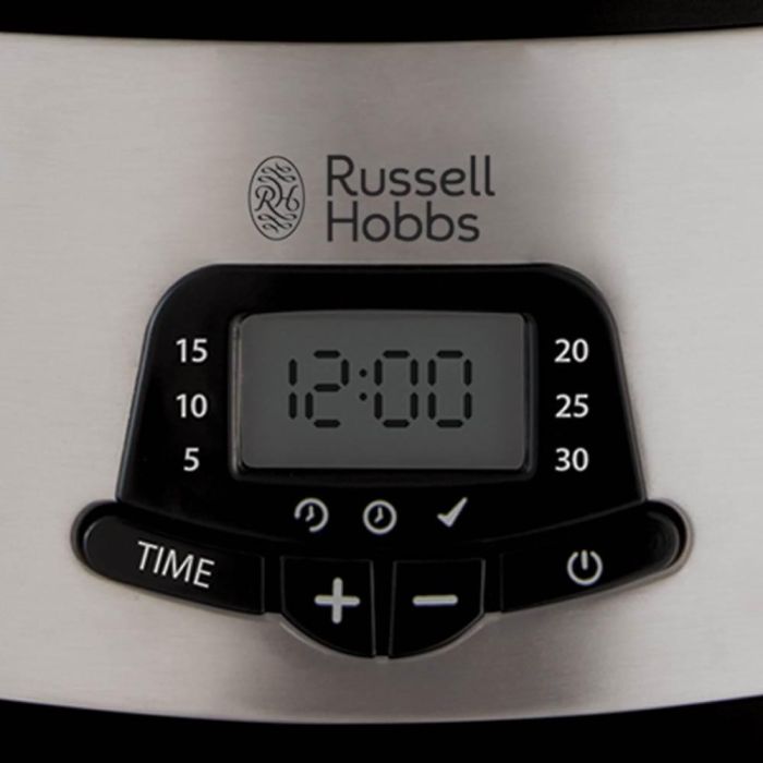 Russell Hobbs 23560-56 Cocedor a Vapor de 3 Pisos Maxicook con Temporizador Digital y Turbo-Impulso 1