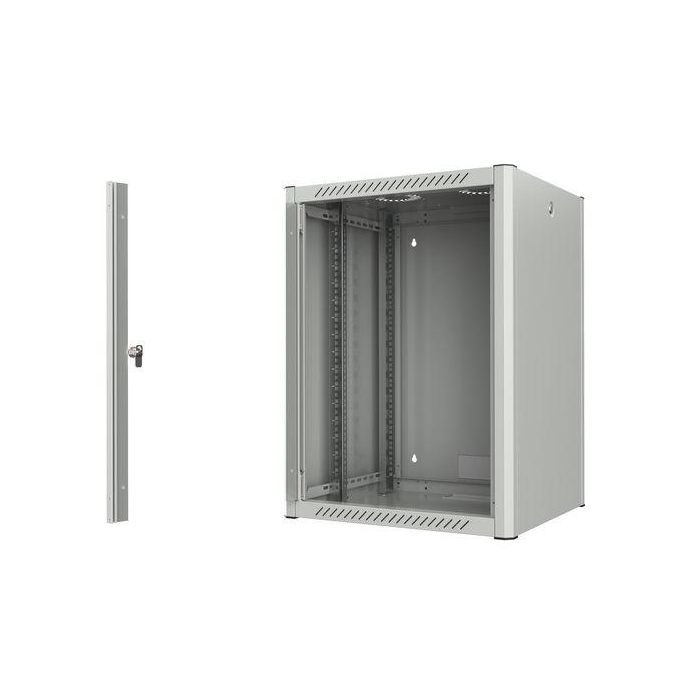 Lanview Armario Rack 19" 16U 60x56 cm para Montaje en Pared Pro