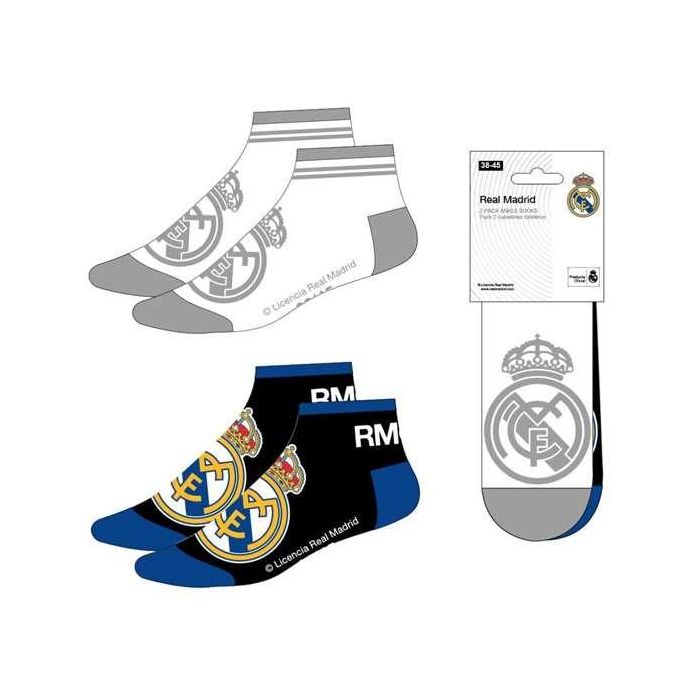 Cerdá Pack Calcetines Tobillero Real Madrid Sin Talla 1 Cerdá Pack Calcetines Tobillero Real Madrid Sin Talla 1