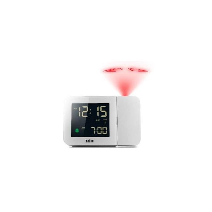 Braun BC 015 W-DCF Funk Projektionswecker wei