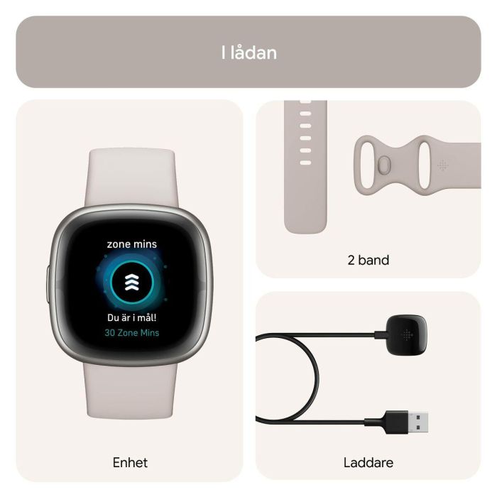 Smartwatch Google Sense 2 Blanco 1,58" 15 Smartwatch Google Sense 2 Blanco 1,58" 15
