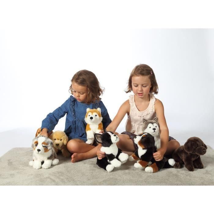 Peluche Perro Husky - GIPSY TOYS - Sentado, 25 cm 1 Peluche Perro Husky - GIPSY TOYS - Sentado, 25 cm 1