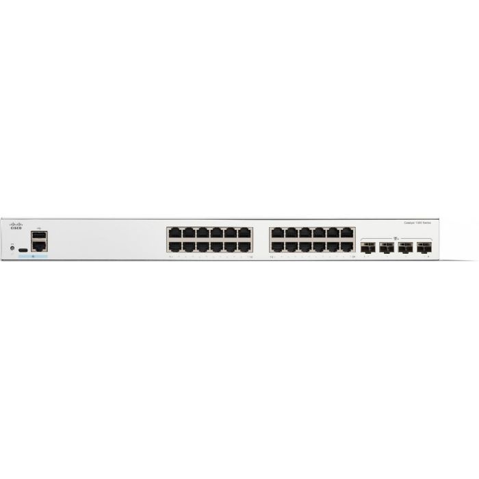 Cisco CATALYST 1300 24-Port GE 4x10G Switch Gestionado L2/L3 Gigabit Ethernet 1 Cisco CATALYST 1300 24-Port GE 4x10G Switch Gestionado L2/L3 Gigabit Ethernet 1