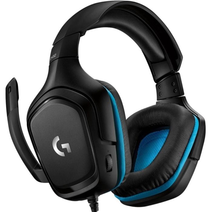 Logitech G432 Auriculares Gaming Cableados con Micrófono Sonido Envolvente DTS Headphone:X 2.0 Transductores 50mm USB Jack 3.5mm Negros 1