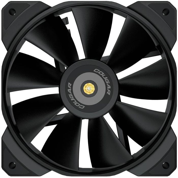 COUGAR Ventilador Gaming MHP 120, Ventilador de Carcasa, 120mm, Negro, 82,48 cfm, Pack de 3