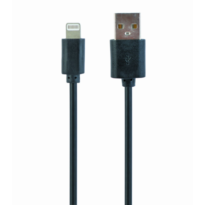 GEMBIRD CC-USB2-AMLM-1M Cable USB A a Lightning, 1 m, Negro