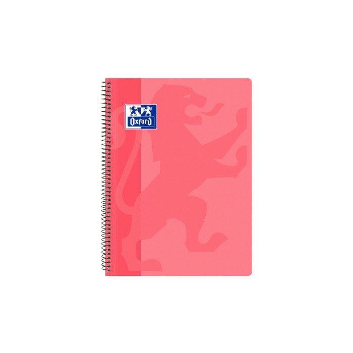 Bloc Oxford School Classic Tapa Pp Fº 80H Cuadric.4X4 90G Rosa Chicle 5 unidades
