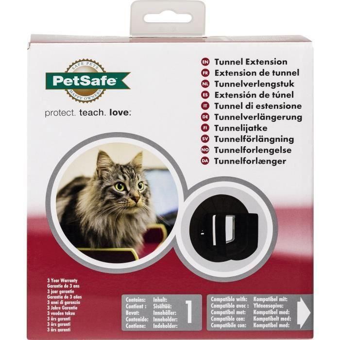 Petsafe AUC1695976601208 Túnel de extensión para puerta con microchip, marrón Petsafe AUC1695976601208 Túnel de extensión para puerta con microchip, marrón