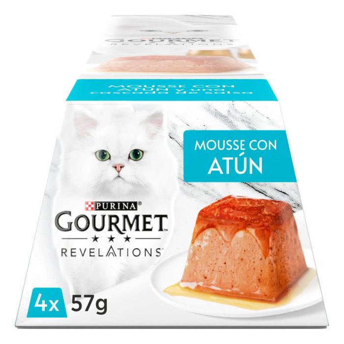 Purina Gourmet Revelations Mousse Atun Caja 6x4x57 gr