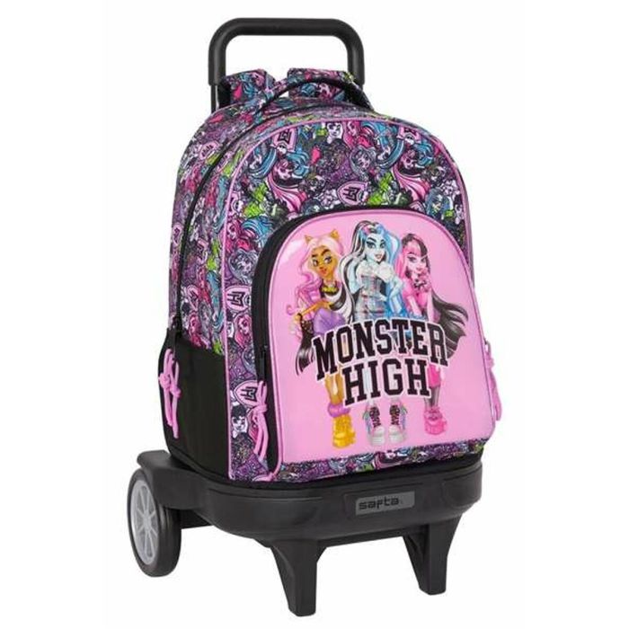 Mochila Escolar Monster High Drama Multicolor 33 x 45 x 22 cm