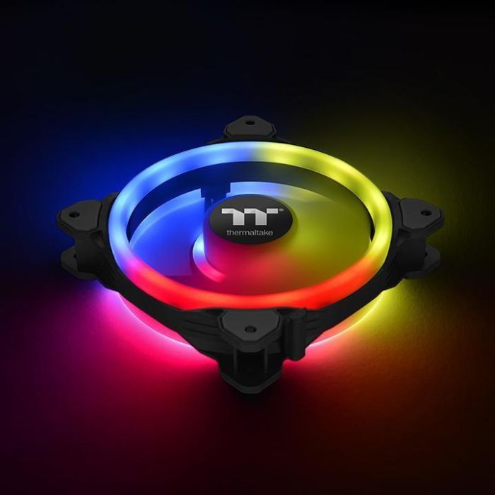 120mm Thermaltake Riing Trio 12 RGB 3 Pack 12 120mm Thermaltake Riing Trio 12 RGB 3 Pack 12