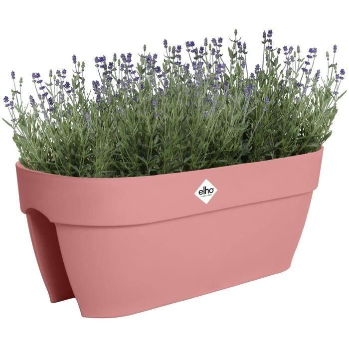 Maceta - ELHO - Vibia Campana Flower Bridge 60 - Rosa - L 26 x A 59 x A 22 cm - Balcón/Exterior - 100% reciclado 2 Maceta - ELHO - Vibia Campana Flower Bridge 60 - Rosa - L 26 x A 59 x A 22 cm - Balcón/Exterior - 100% reciclado 2
