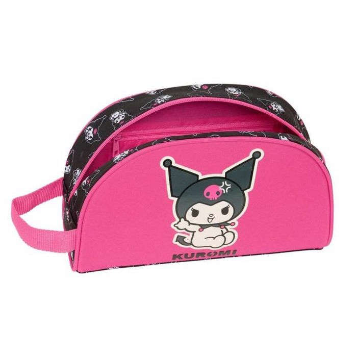 Neceser Escolar Kuromi Negro Fucsia 26 x 16 x 9 cm 1 Neceser Escolar Kuromi Negro Fucsia 26 x 16 x 9 cm 1