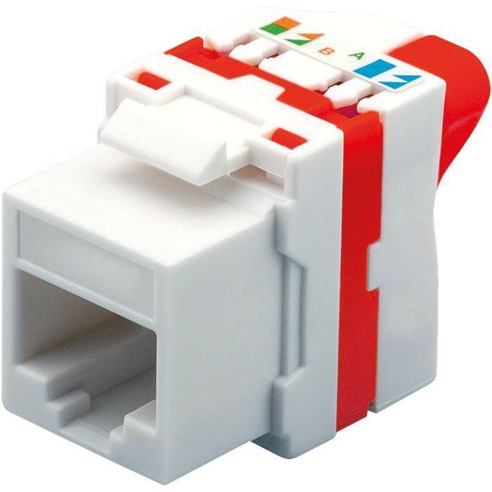 LOGON PROFESSIONAL LKS310TF CAT5e UTP TOOLLESS KEYSTONE JACK WITH ROTATING BUTTON LOGON PROFESSIONAL LKS310TF CAT5e UTP TOOLLESS KEYSTONE JACK WITH ROTATING BUTTON