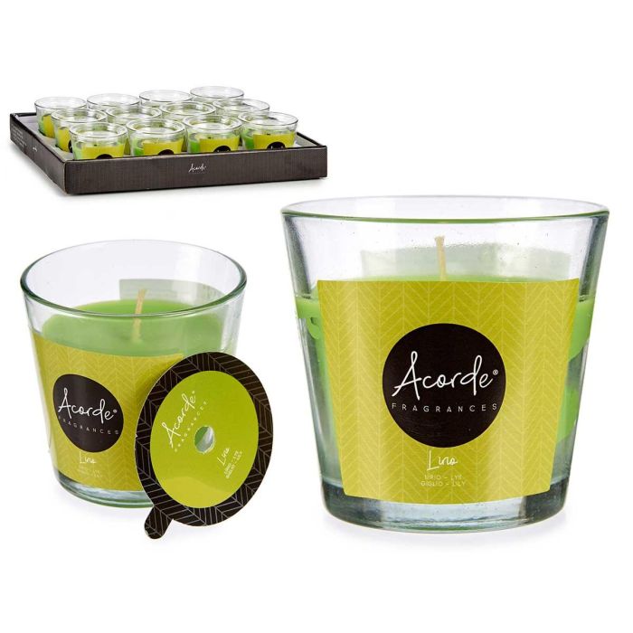 Vela Vaso Lirio 28H Acorde 8X8CM (12 Unidades) Vela Vaso Lirio 28H Acorde 8X8CM (12 Unidades)