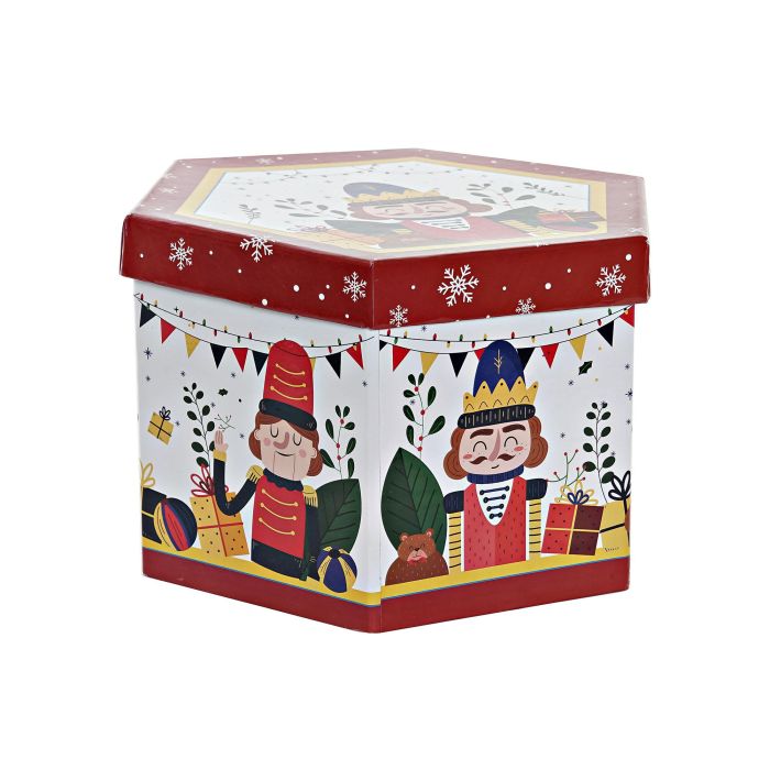 Bola Decoracion Navidad Tradicional DKD Home Decor Blanco Rojo 8 x 8 x 8 cm Set de 14 2 Bola Decoracion Navidad Tradicional DKD Home Decor Blanco Rojo 8 x 8 x 8 cm Set de 14 2