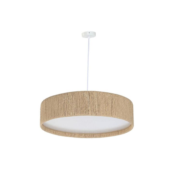 DKD Home Decor Lámpara Techo Plafón Urban Marrón, de Cuerda, 62x62x15 cm, Bombilla E27 Máx. 50W 5 DKD Home Decor Lámpara Techo Plafón Urban Marrón, de Cuerda, 62x62x15 cm, Bombilla E27 Máx. 50W 5