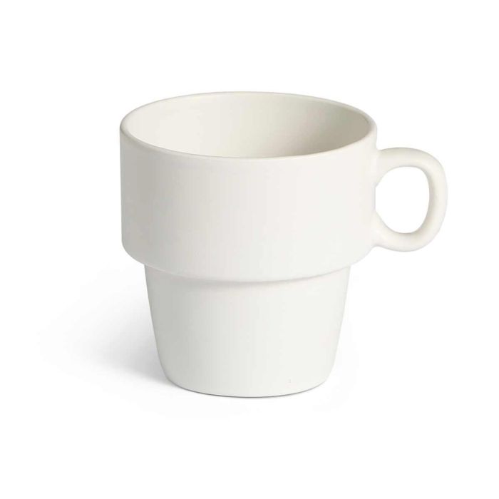 Taza Desayuno Porcelana Apilable Blanco 36Cl Vessia 8X10CM (24 Unidades) 1 Taza Desayuno Porcelana Apilable Blanco 36Cl Vessia 8X10CM (24 Unidades) 1