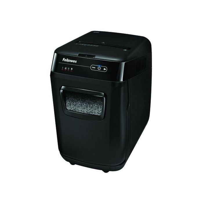 Destructora Fellowes Automax 200M (200H Micro) Nv.Seg.5 - Microcorte 2X14Mm, Ancho 230Mm, Dep.32L