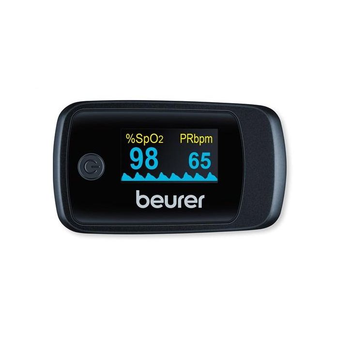Beurer Pulsioxímetro PO-45 para Medición de Oxígeno en Sangre y Frecuencia Cardíaca, Ideal para Deporte en Altura 2