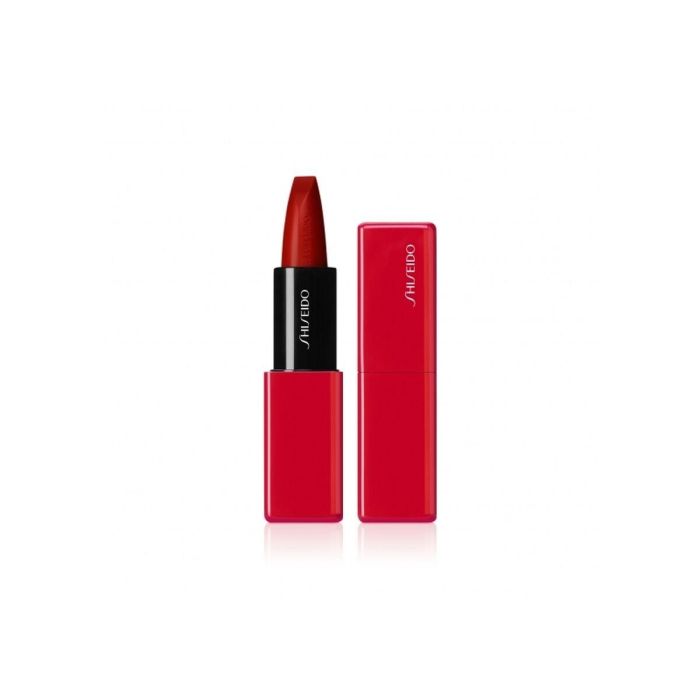 Shiseido #408 voltage rose TECHNOSATIN Pintalabios en Gel Hidratación 24h Larga Duración Color Intenso Acabado Satinado 3.3g