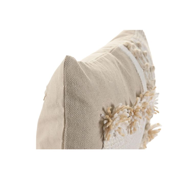 Cojin Boho DKD Home Decor Beige 30 x 50 cm (2 Unidades) 1